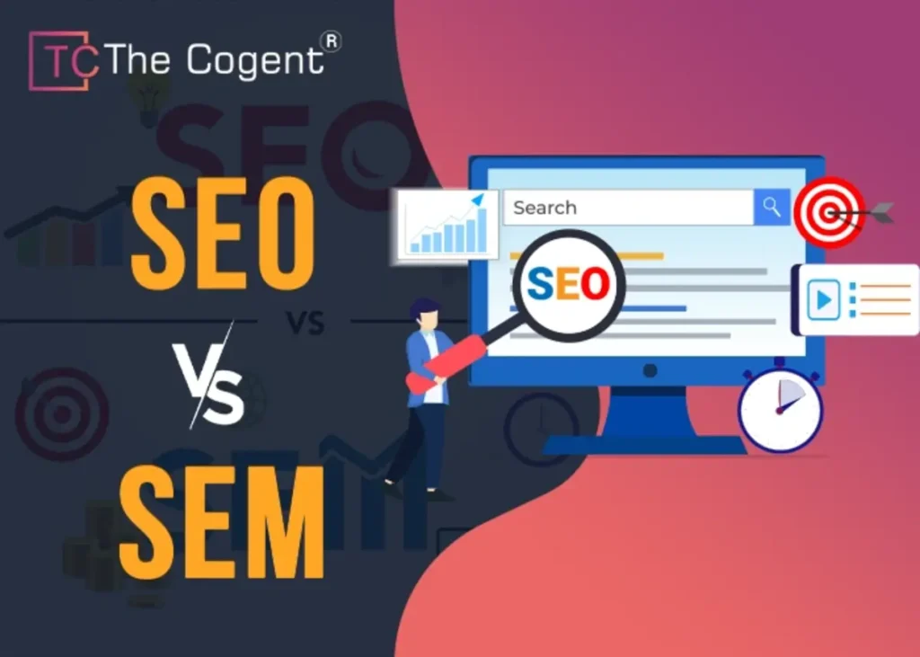 differences between SEO and SEM