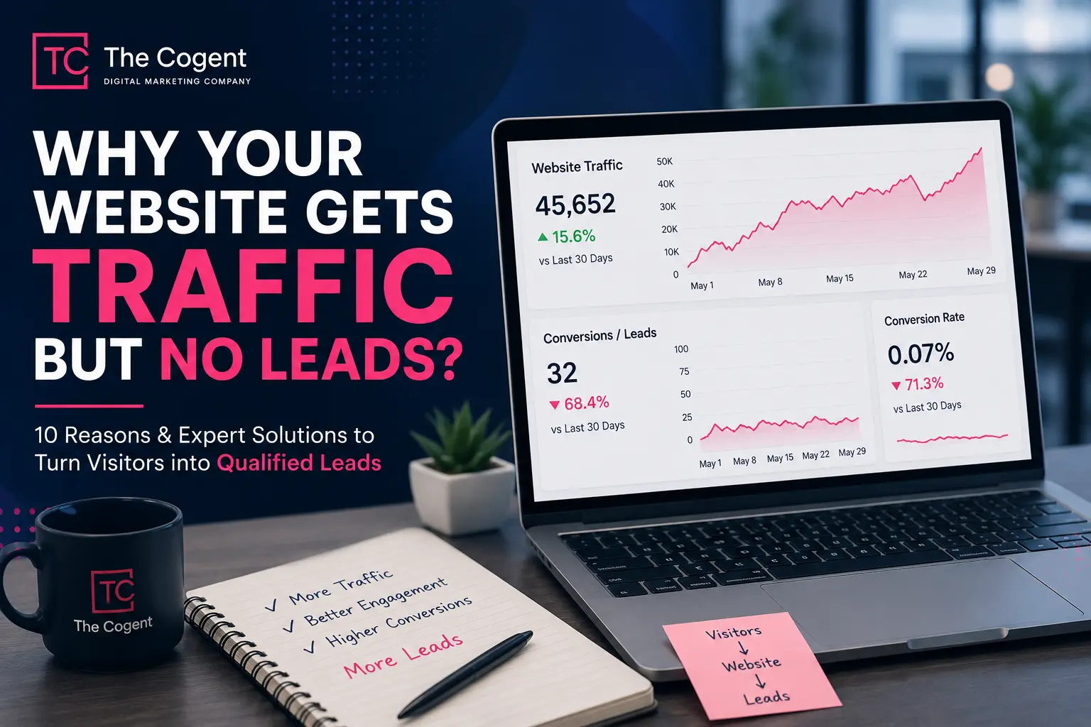 You are currently viewing Why Your Website Gets Traffic But No Leads?