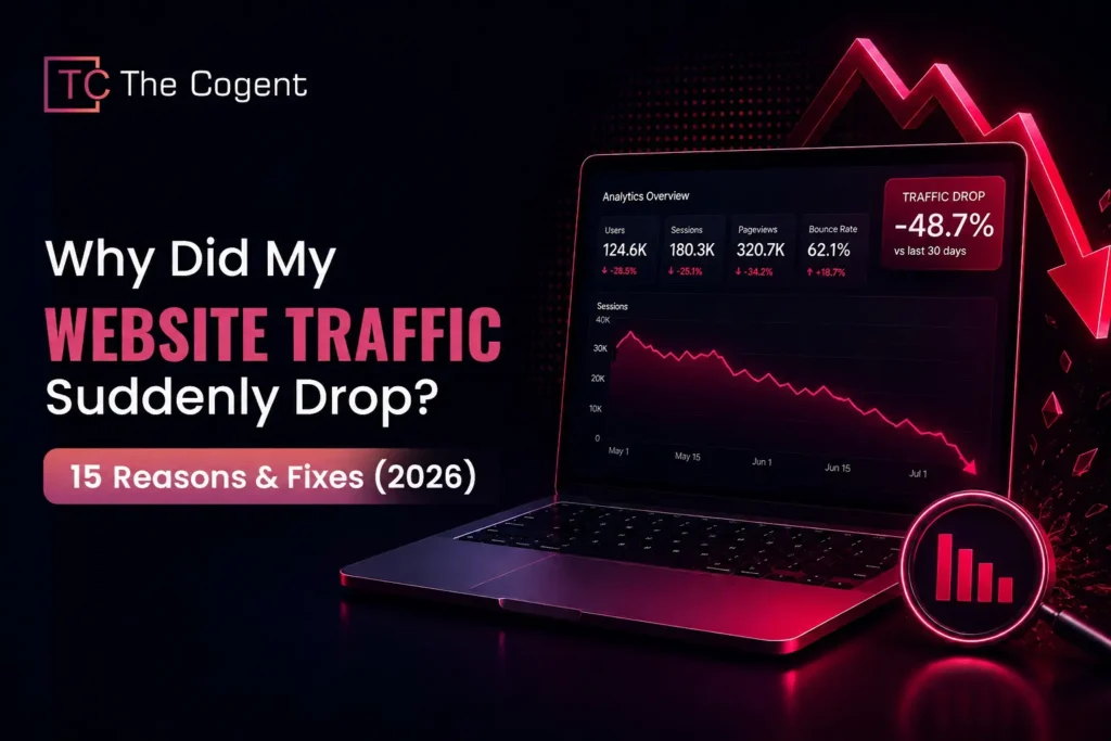 Why Did My Website Traffic Suddenly Drop – 15 Reasons and Fixes for 2026