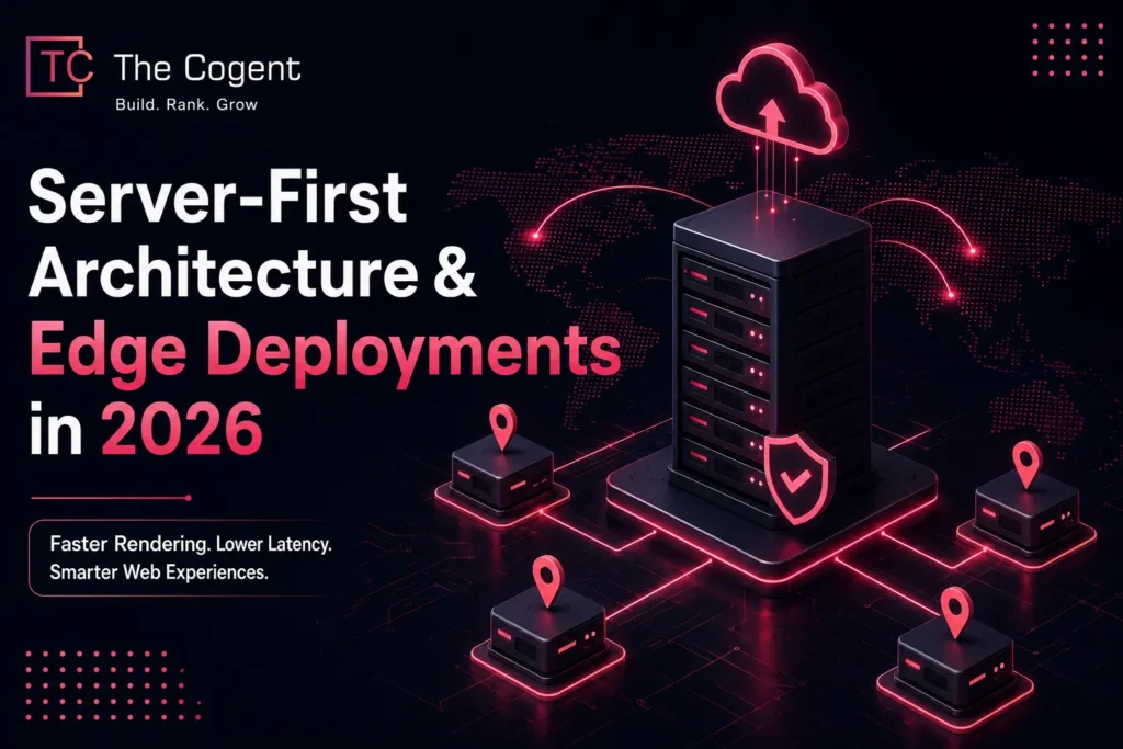 Server-first architecture and edge deployments in 2026 with distributed edge servers and cloud infrastructure